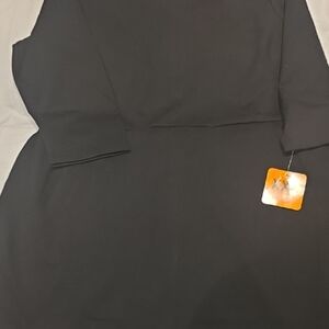 Buffalo David Bitton Elegant Black Long Sleeve Dress